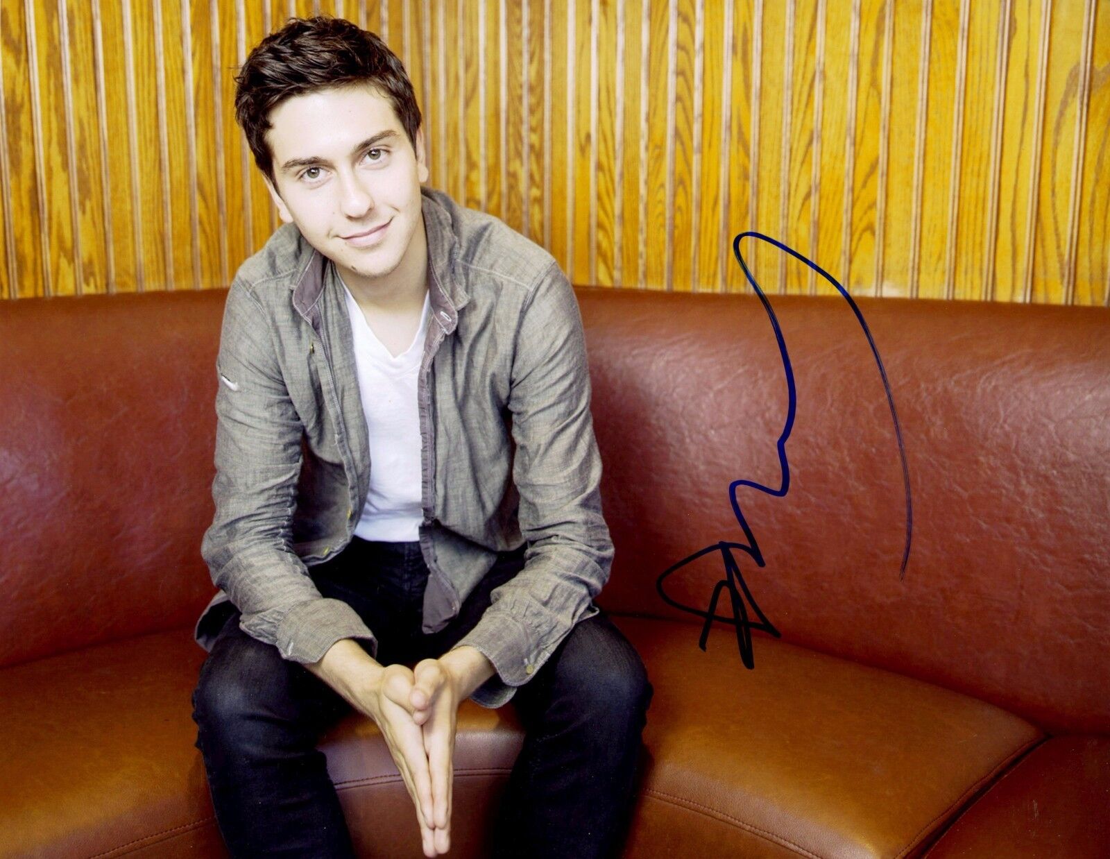 Nat Wolff Signed 11x14 Photo Poster painting Will Pass PSA Fault In Our Stars Paper Towns COA