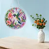 Special Shaped Diamond Painting Kit 25cm Hummingbird Acrylic Pendant