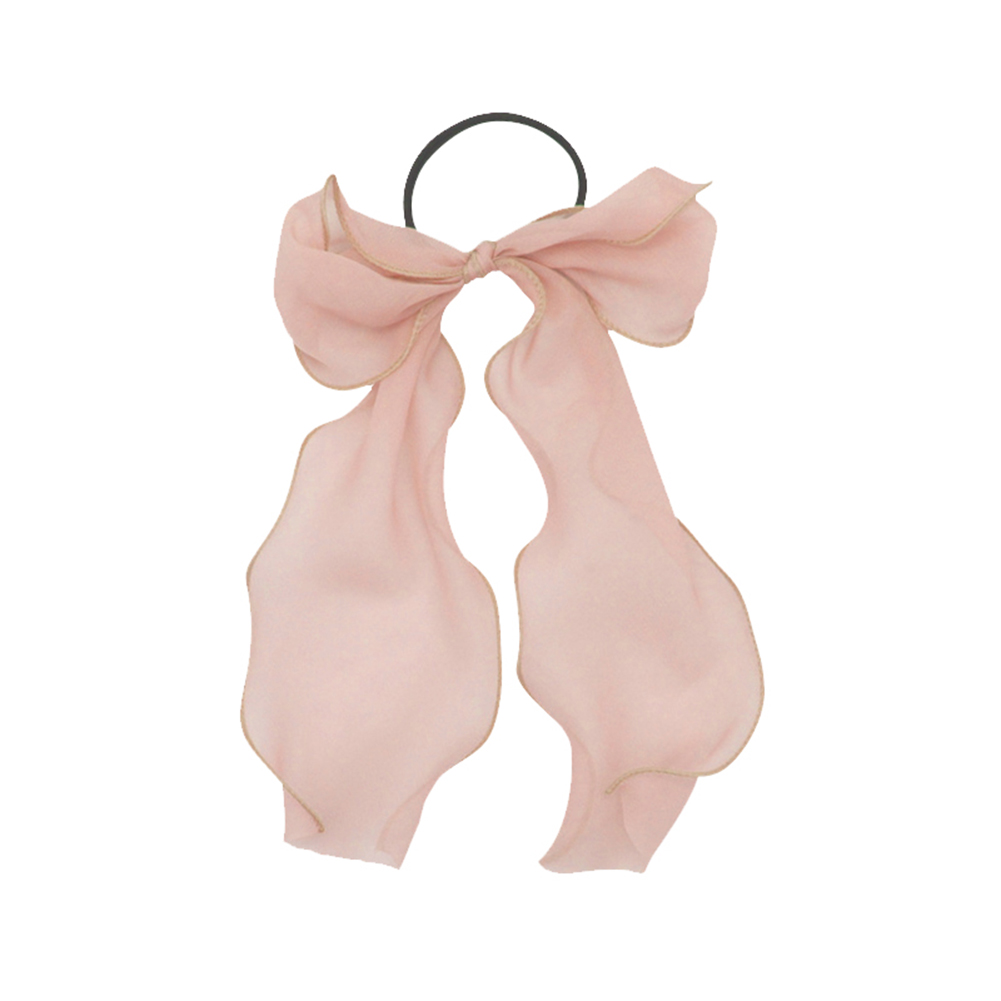 

Sweet Women Bow Ribbon Hair Ring Hair Rope Fairy Hair Scrunchies, Pink, 501 Original