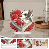 DIY Rose Cake Hummingbird Acrylic Special Shape Diamond Painting Desktop Ornaments