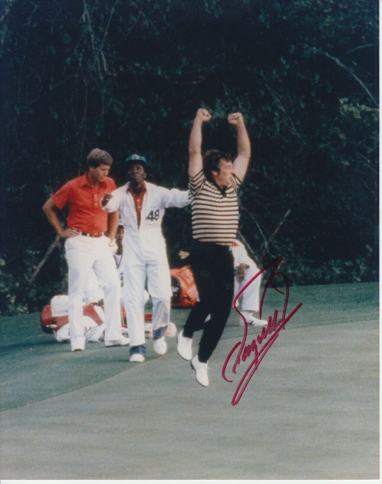 Fuzzy Zoeller 79 Masters #1 8x10 Signed Photo Poster painting w/ COA Golf