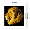 Lion - 9CT Partial Beaded Cross Stitch Kit(45x47cm)