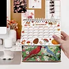 DIY Diamond Painting Special Shape Desktop Cabin Calendar Organizer Box Kit(Birds)