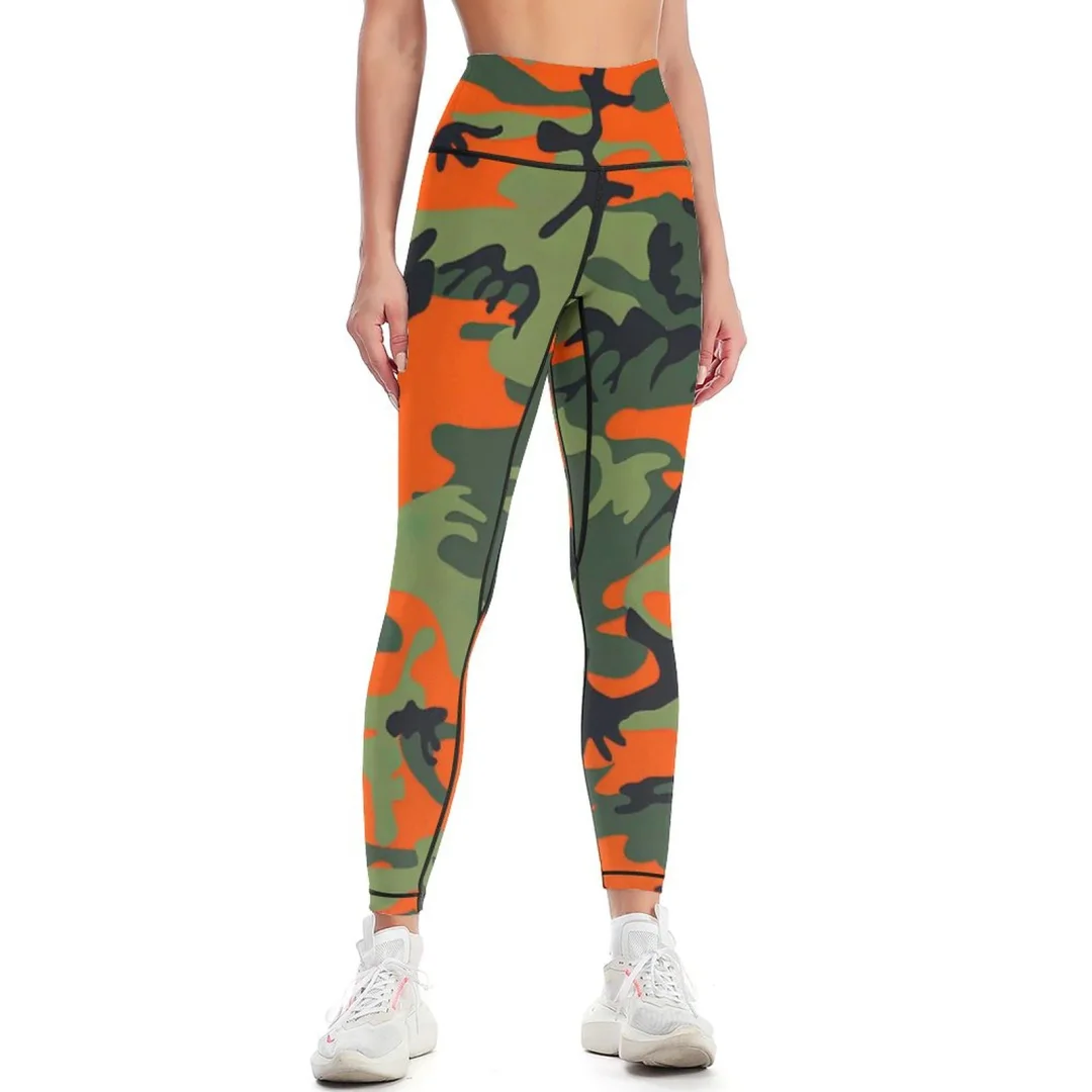 Hunting Camo Yoga Pants for Women Casual High Waisted Elastic Comfortable Soft Leggings