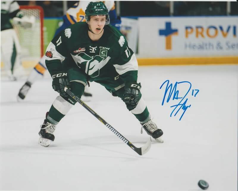 Matt Fonteyne Everett Silvertips Autographed 8x10 Photo Poster painting CFS COA