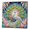 DIY Special Shaped Drill Diamond Painting Kit Framed - Peacock