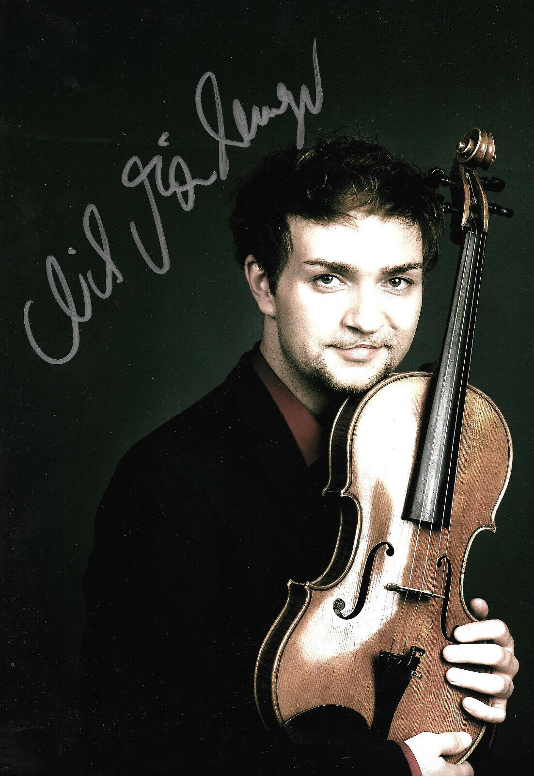 Nils M?nkemeyer Violine signed 8x12 inch Photo Poster painting autograph