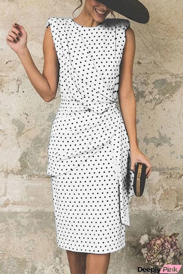 Sexy Print Patchwork O Neck Pencil Skirt Dresses