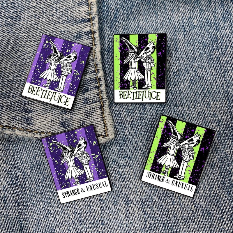 Funny Pin Letter Ghost Alloy Unisex Brooches