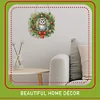 2D/Flat Christmas DIY Diamond Art Acrylic Pendant Wall Door Decoration (Wreath)