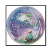Moon Sky-14CT Stamped Cross Stitch 34*34cm/13.39*13.39in(Brand) tapestrymarket