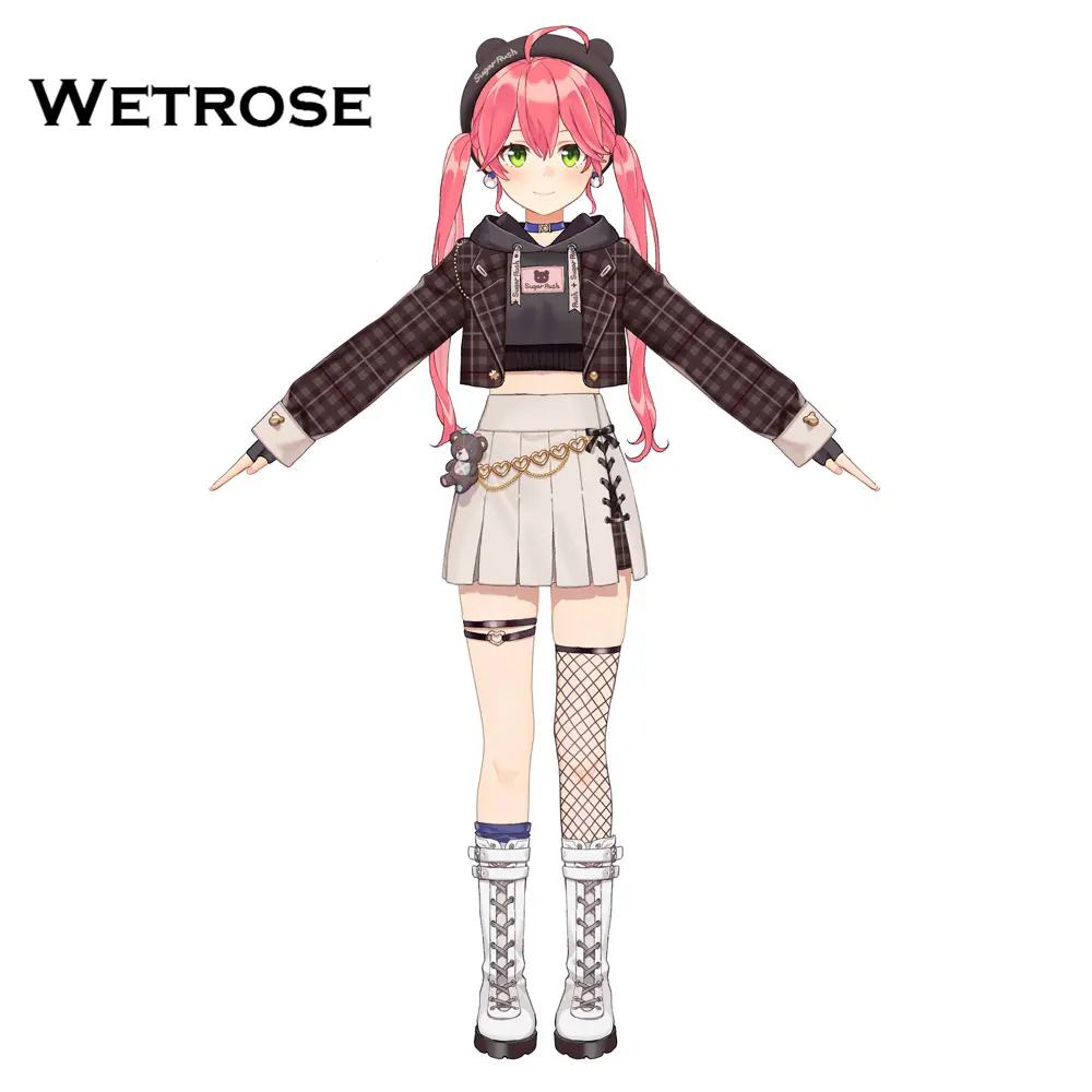 [Deposit Poll] Wetrose Hololive JP Sakura Miko さくらみこ miComet 3D New Outfit Lollipop MV Cosplay Costume