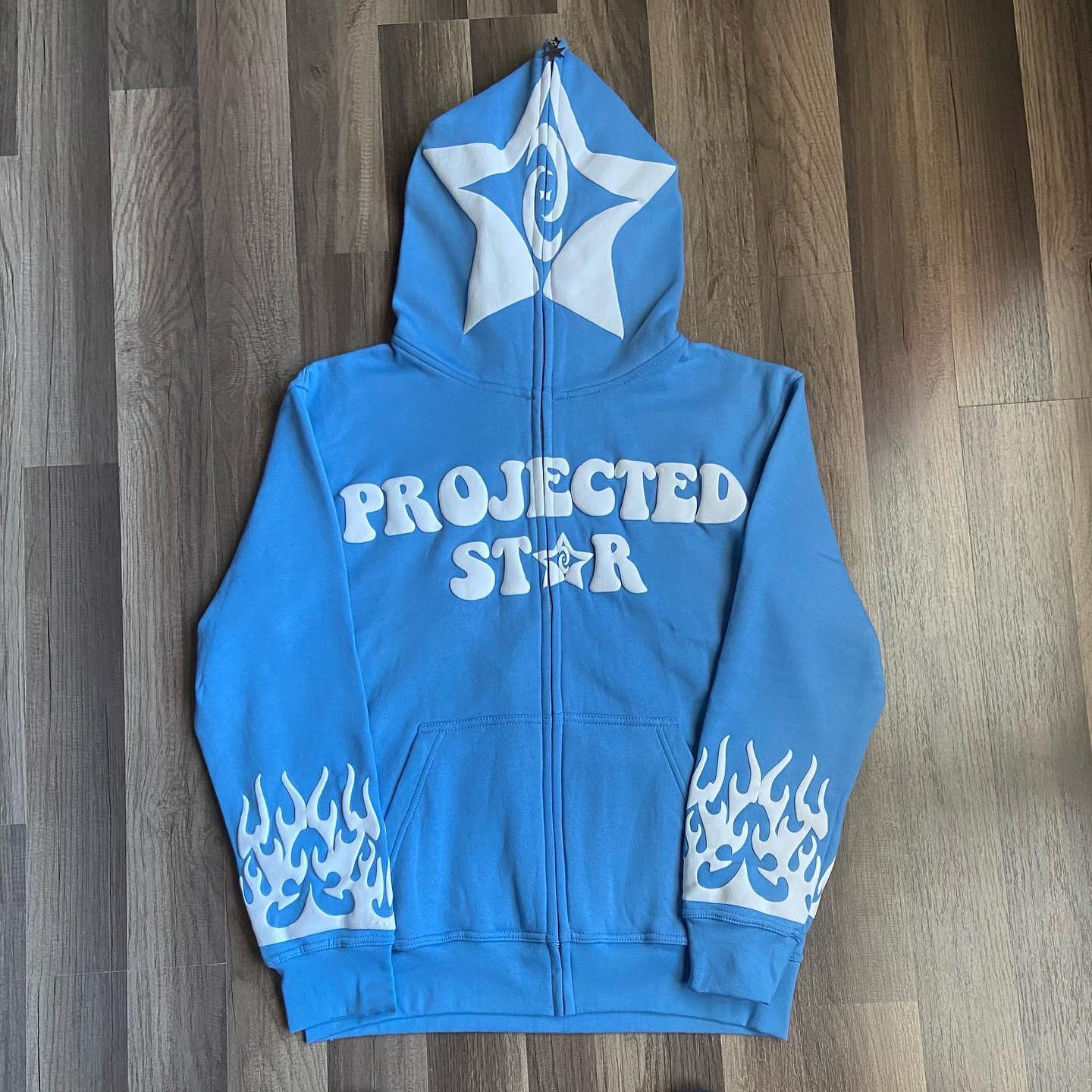 Street Style Star Full Zip Hoodie