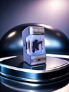 Dancing Ferrofluid with Music Rhythm, Ferrofluid Speaker Music Mate, Symbiote in a Bottle, Ferrofluid Display Lamp