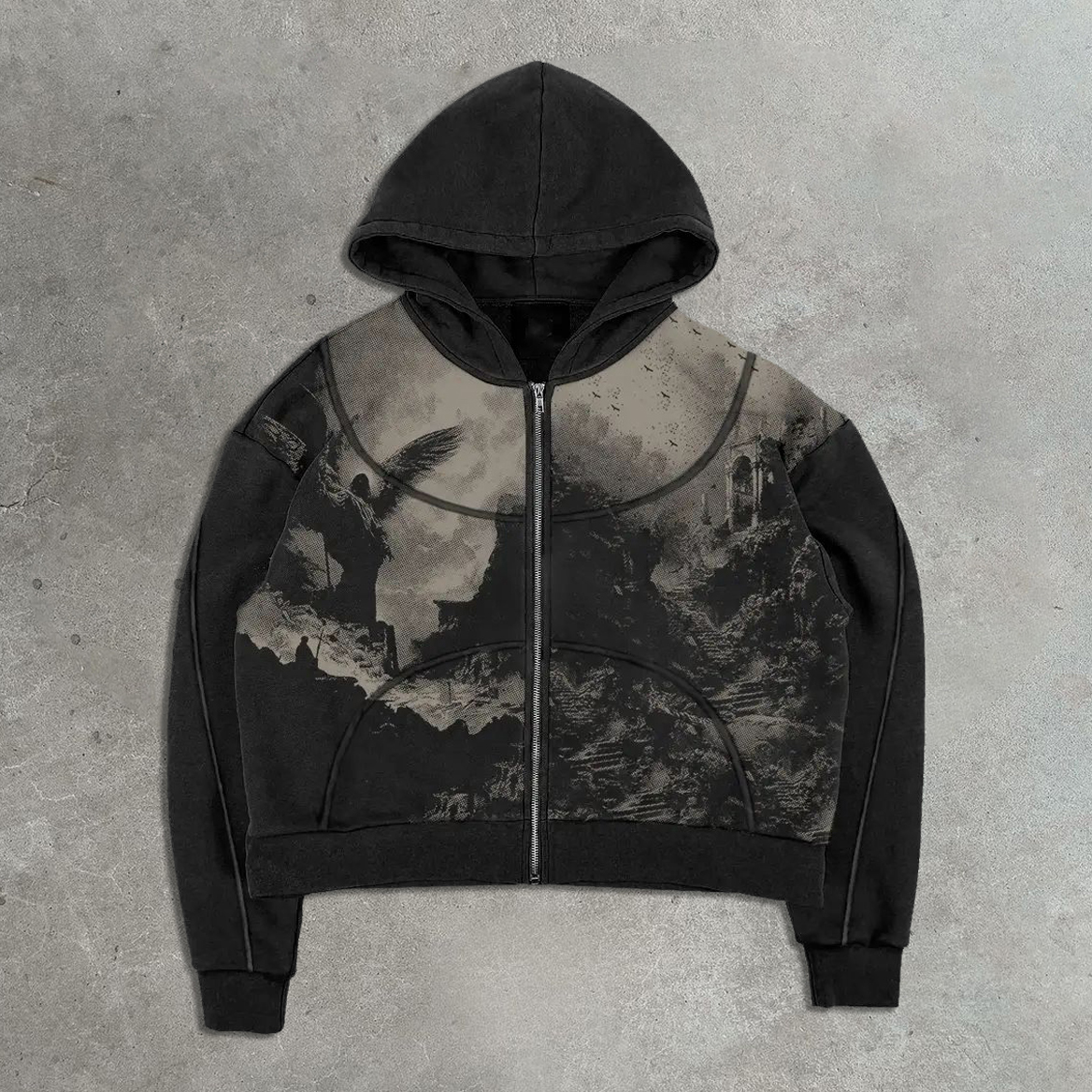 Heavenly Casual Zip-Up Hoodie