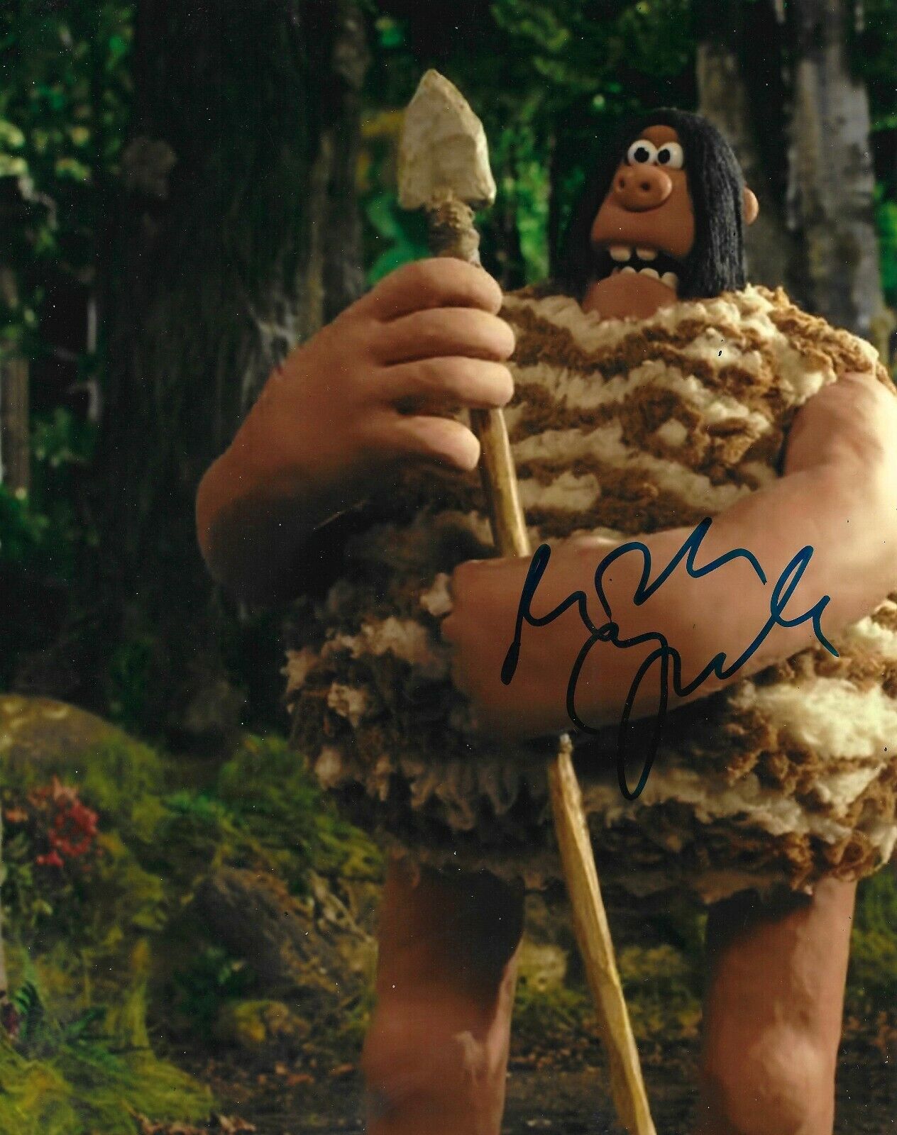 Richard Ayoade Signed Early Man 10x8 Photo Poster painting AFTAL