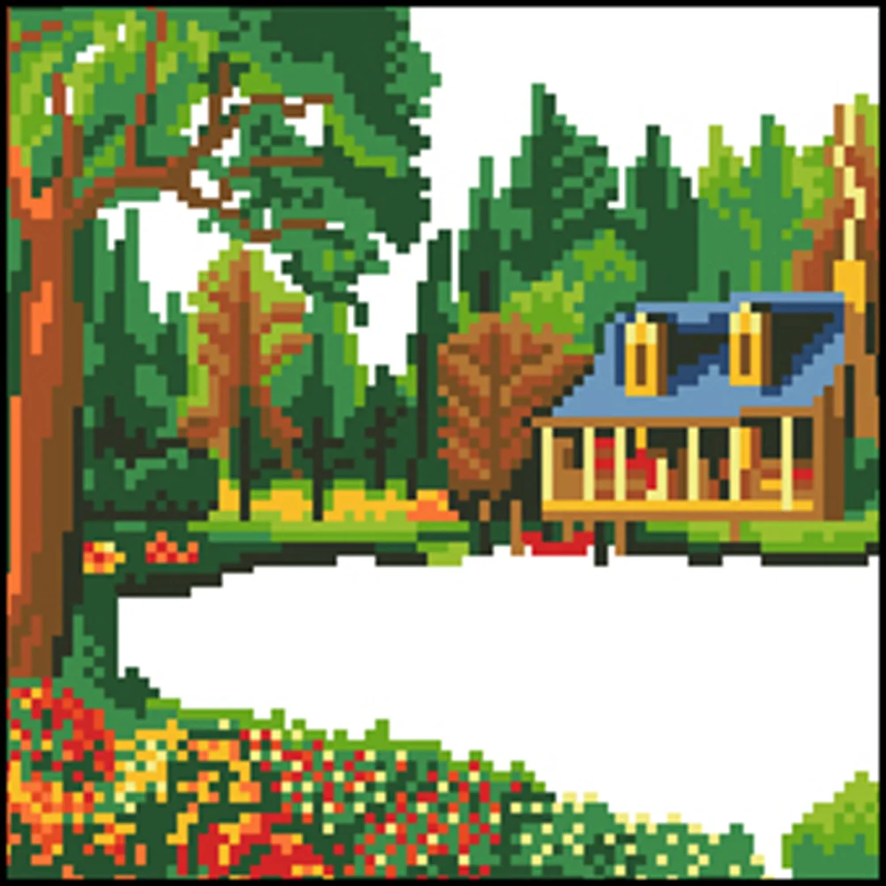 Diamond Painting - Partial Round Drill - Rural(30*30cm)