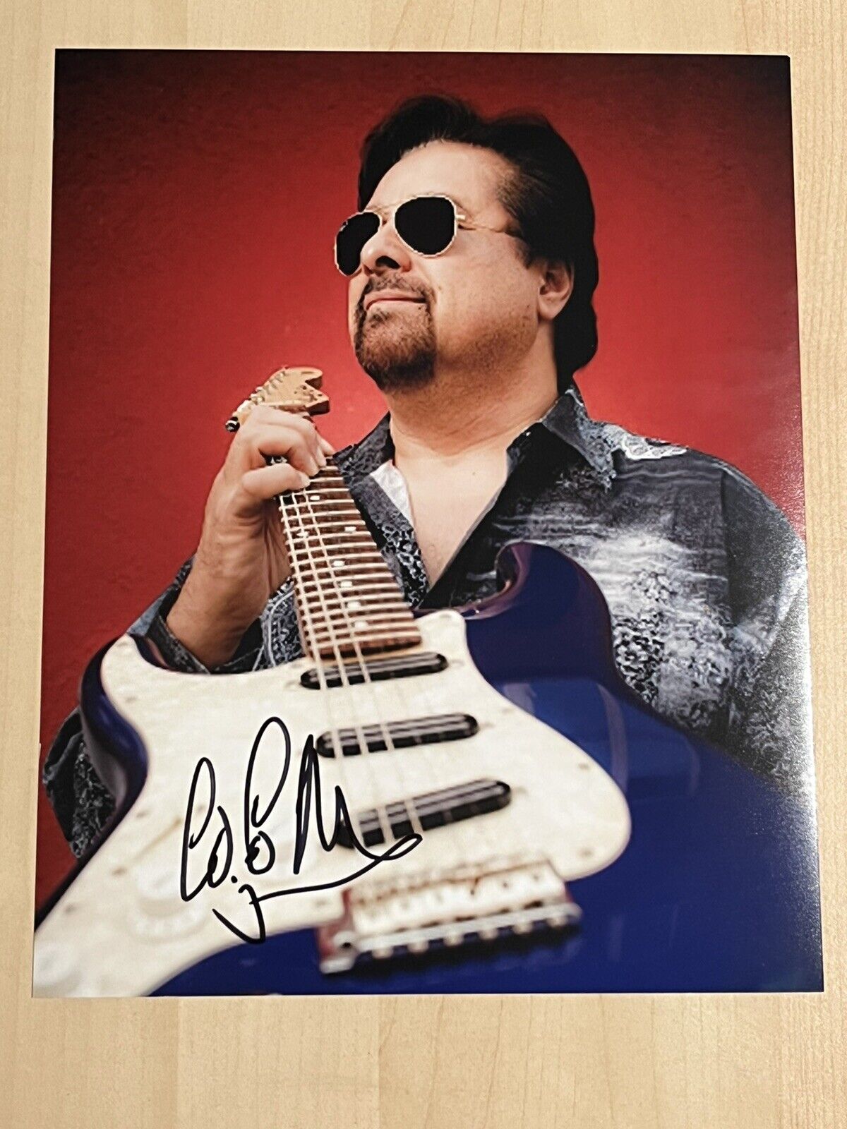 COCO MONTOYA SIGNED 8x10 Photo Poster painting AUTOGRAPHED LEGENDARY BLUES GUITARIST COA