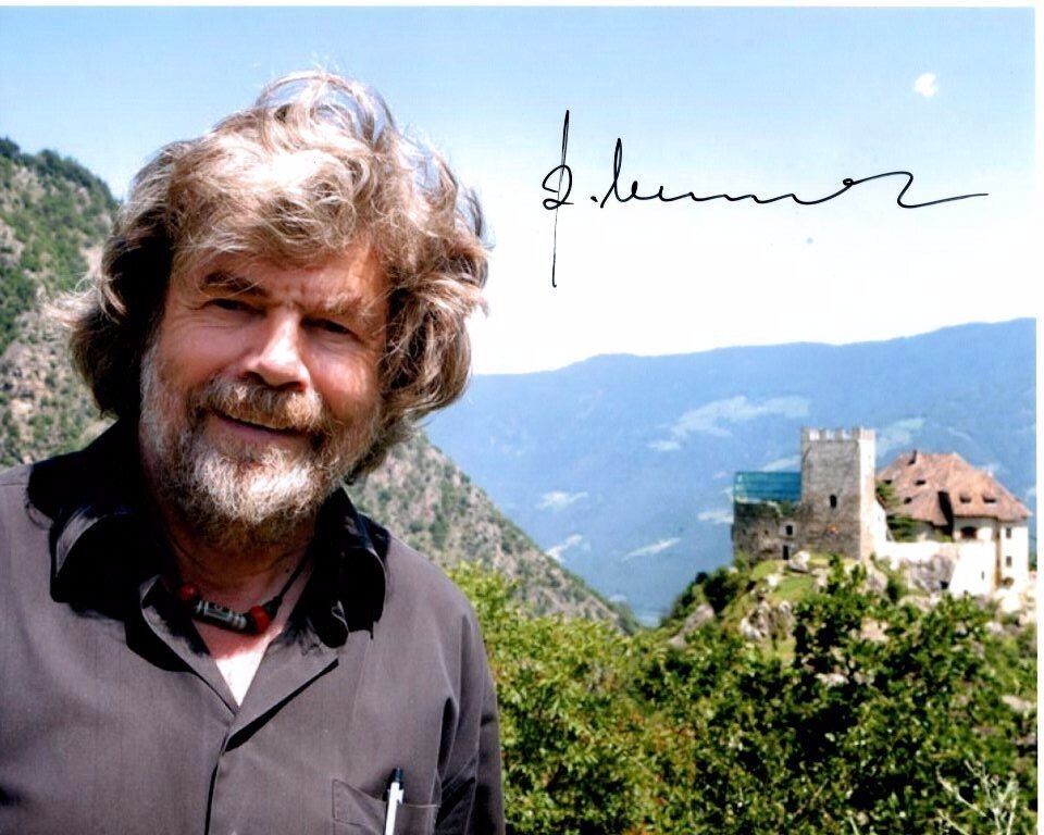 REINHOLD MESSNER signed autographed Photo Poster painting