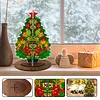 Diamond Painting Double Sided 3D Red Christmas Tree Tabletop Ornaments Kits