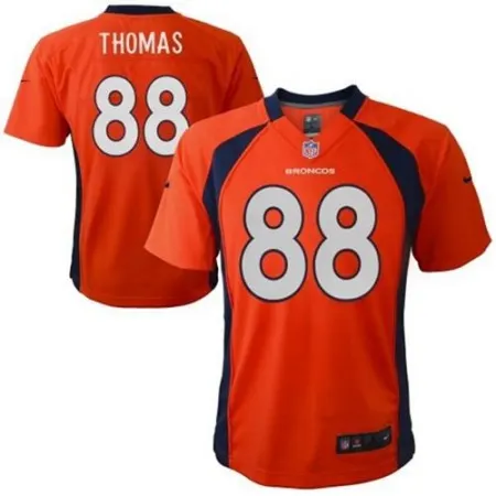 Toddler  Broncos #88 Demaryius Thomas Orange Team Color Stitched NFL Elite Jersey