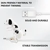 Charging Cable Dog Smartphone USB Cable Charger USB Data Transfer Dog Cable for Mobile Phone USB Charging Cable for Type-c, Apple, Android