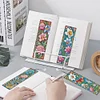 4Pcs Diamond Painting Flowers Diamond Painting Bookmark for Bookworm