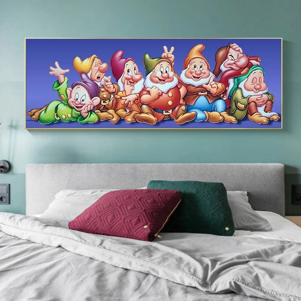 Diamond Painting - Full Round Drill - Seven Dwarfs(80*30cm)