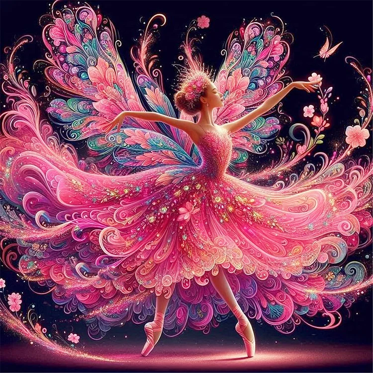Girl 40*40CM (Canvas) Full Square Drill Diamond Painting gbfke