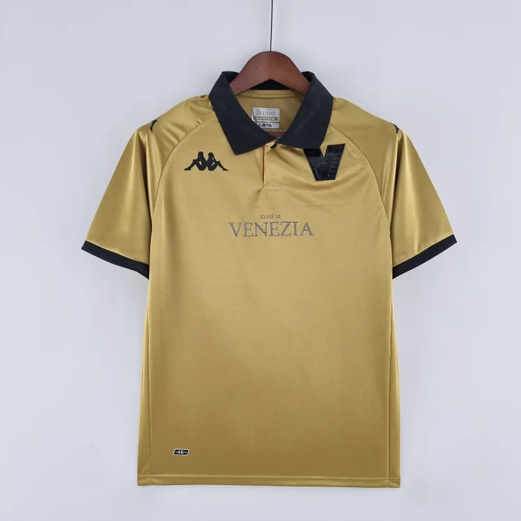 Venezia FC Third Shirt Top Kit 2022-2023 - Gold