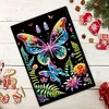 (US Local)50-Page A5 Butterfly Diamond Painting Diary NoteBook Holiday Birthday Gift
