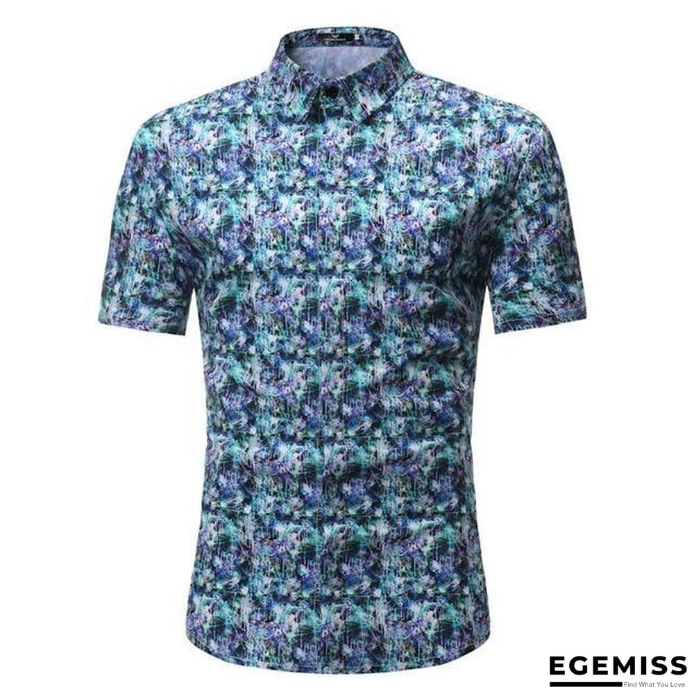Men Fashion Style Short Sleeve Hawaiian Shirt | EGEMISS