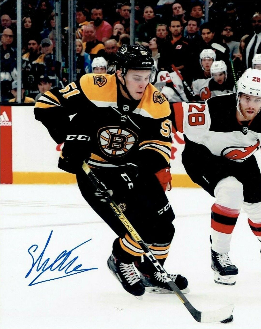 PAVEL SHEN autographed SIGNED BOSTON BRUINS 8x10 Photo Poster painting