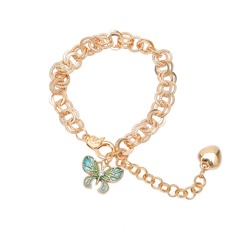 Women Chinese Zodiac Animal Alloy Electroplating Bracelets