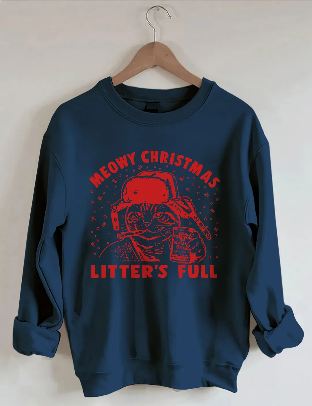 Litters Full Meowy Christmas Sweatshirt