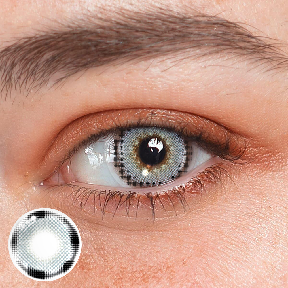 Himalaya Light Blue Prescription Coloured Contact Lenses