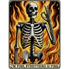 Halloween Skeleton-11CT Stamped Cross Stitch 50*65cm/19.69*25.59in(Big Size)