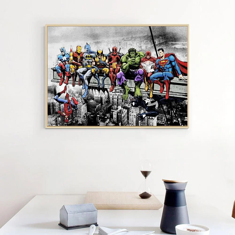 Diamond Painting - Full Round Drill - Heroic Alliance(40*30cm)