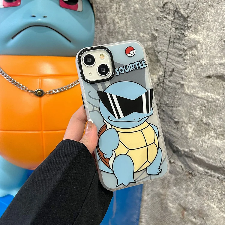 Pokemon Kawaii Pikachu Squirtle Phone Case For Iphone weebmemes