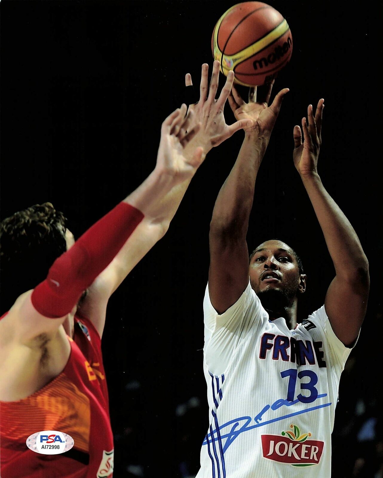 Boris Diaw signed 8x10 Photo Poster painting PSA/DNA France Autographed