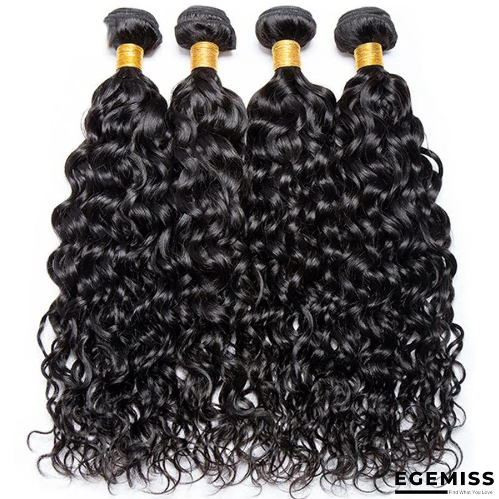 European and American Wigs Natural Curvy Chemical Fiber Hair Curtain Water Wave Huma Hair | EGEMISS