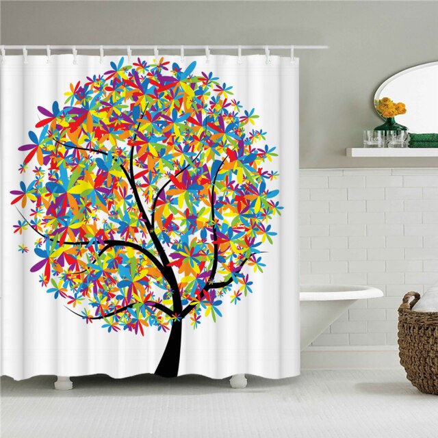 

Shower Curtain – Colorful Tree-180*180cm, 501 Original