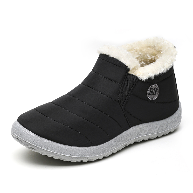 Geswet shoes for mens dress Snow Boots Men Warm Flat Winter Boots For Men Outdoor Shoes For Men Ankle Boots Waterproof Couple Footwear Working Shoes Male