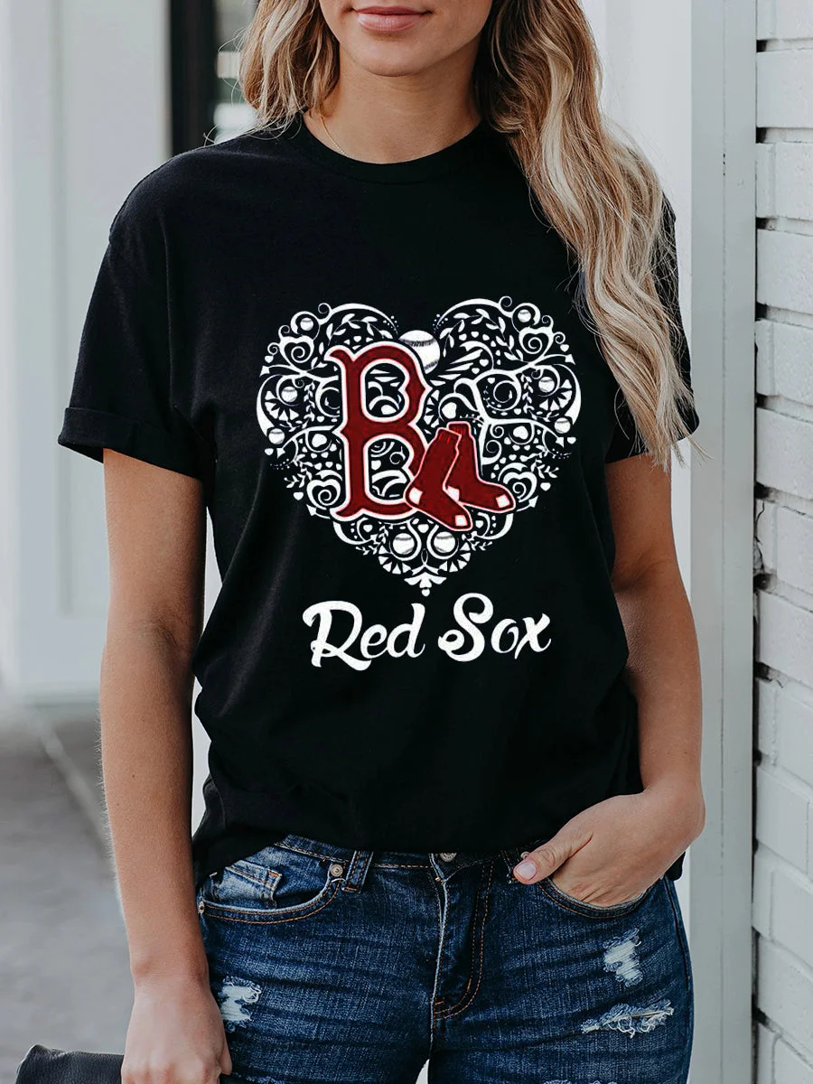 Baseball Re Sox T-shirt