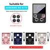 Silicone Protective Case for ANBERNIC RG477V Handheld Game Console Washable Soft Silicone Cover with Lanyard Includes 4 Button Caps Anti-Scratch
