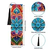 6 PCS Mandala Flowers 5D DIY Special Shaped Diamond Painting Bookmarks Kits with Tassels Diamond Art Kits Bookmarks for Adults Women