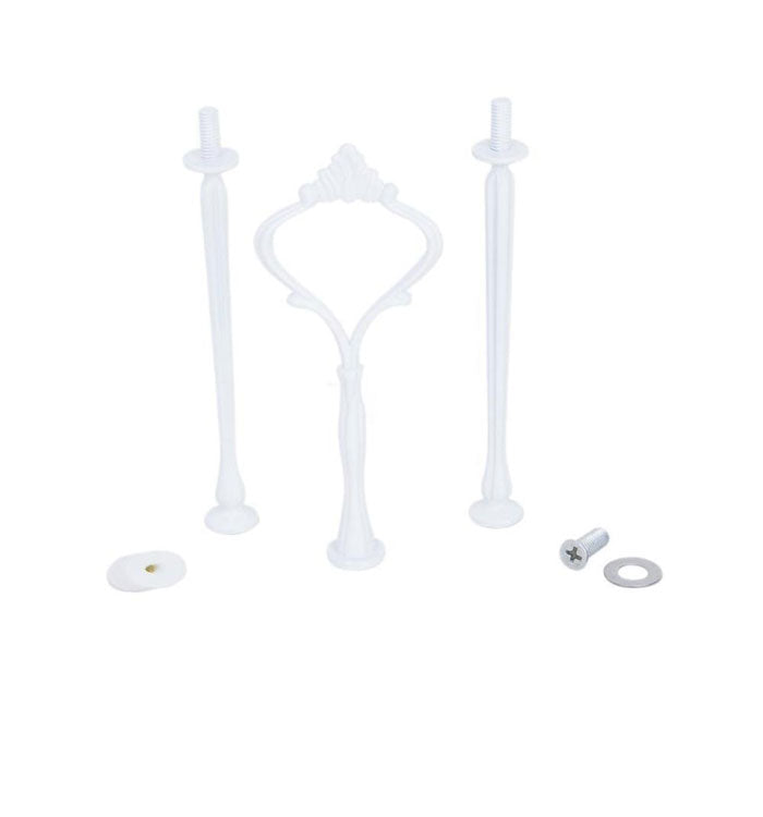 3 Tier Golden Crown Cake Stand Fruit Cake Plate Handle Fitting Stand Holder