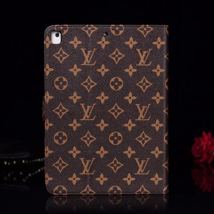 LV Luxury Louis Vuitton Canvas Monogram Leather Fresh Summer Theme Pattern Apple iPad case ProCaseMall