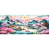 Peach Blossom Wonderland-11CT Stamped Cross Stitch 150*66cm/59.06*25.98in(Big Size)