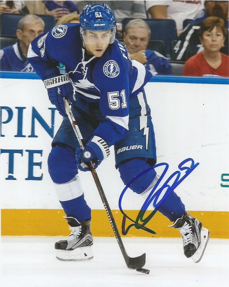 Tampa Bay Lightning Valtteri Filppula Signed Autographed 8x10 Photo Poster painting COA